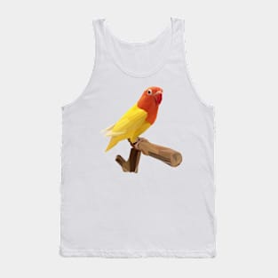 Lovebird Lowpoly Art Tank Top